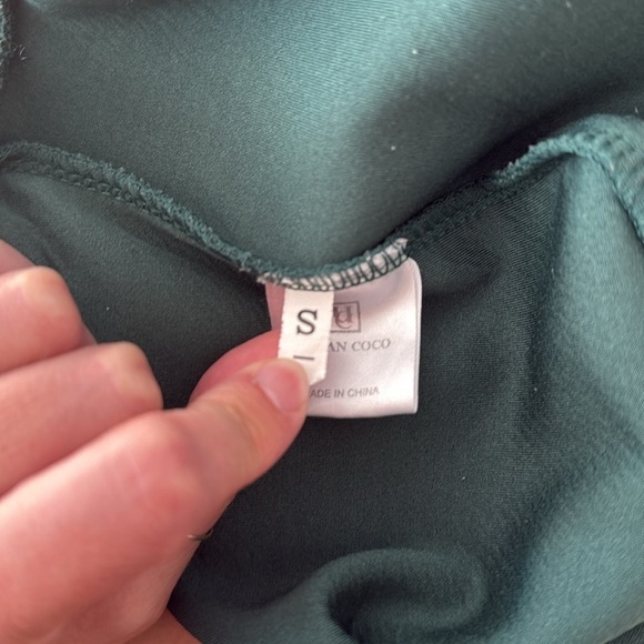 Chic Forest Green Skater Skirt - Picture 4 of 4